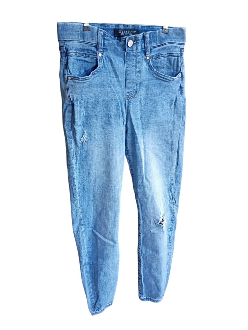 Liverpool Los Angeles Distressed Jeans Size 8/29 EUC